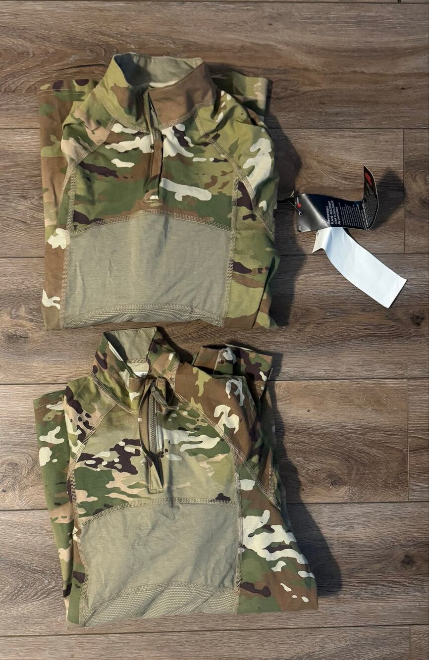 2 Qty USGI OCP Combat Shirts Type II Medium Multicam FR ACS 8415-01-642-0082 NWT